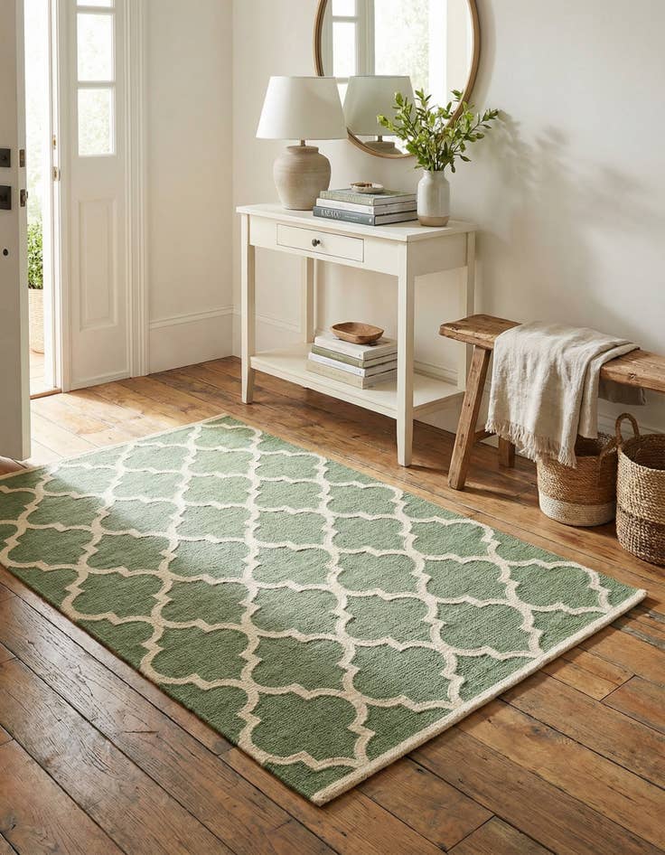 Detail image of 2' 6 x 3' 3  Hand Knotted Jill Zarin Dorset Rug