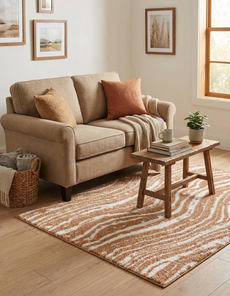 Detail image of  4' x 6' Sepia Rug