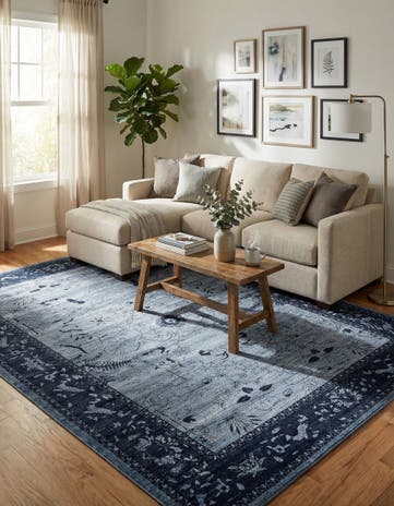 Blue Miranda Rug