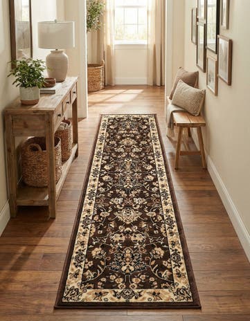 Brown Yasmin Runner Rug
