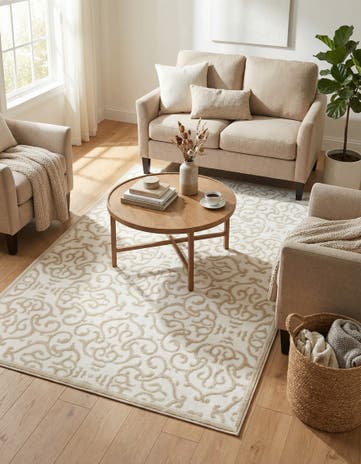 Snow White Himalaya Rug