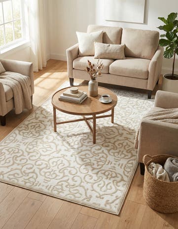 Snow White Himalaya Rug
