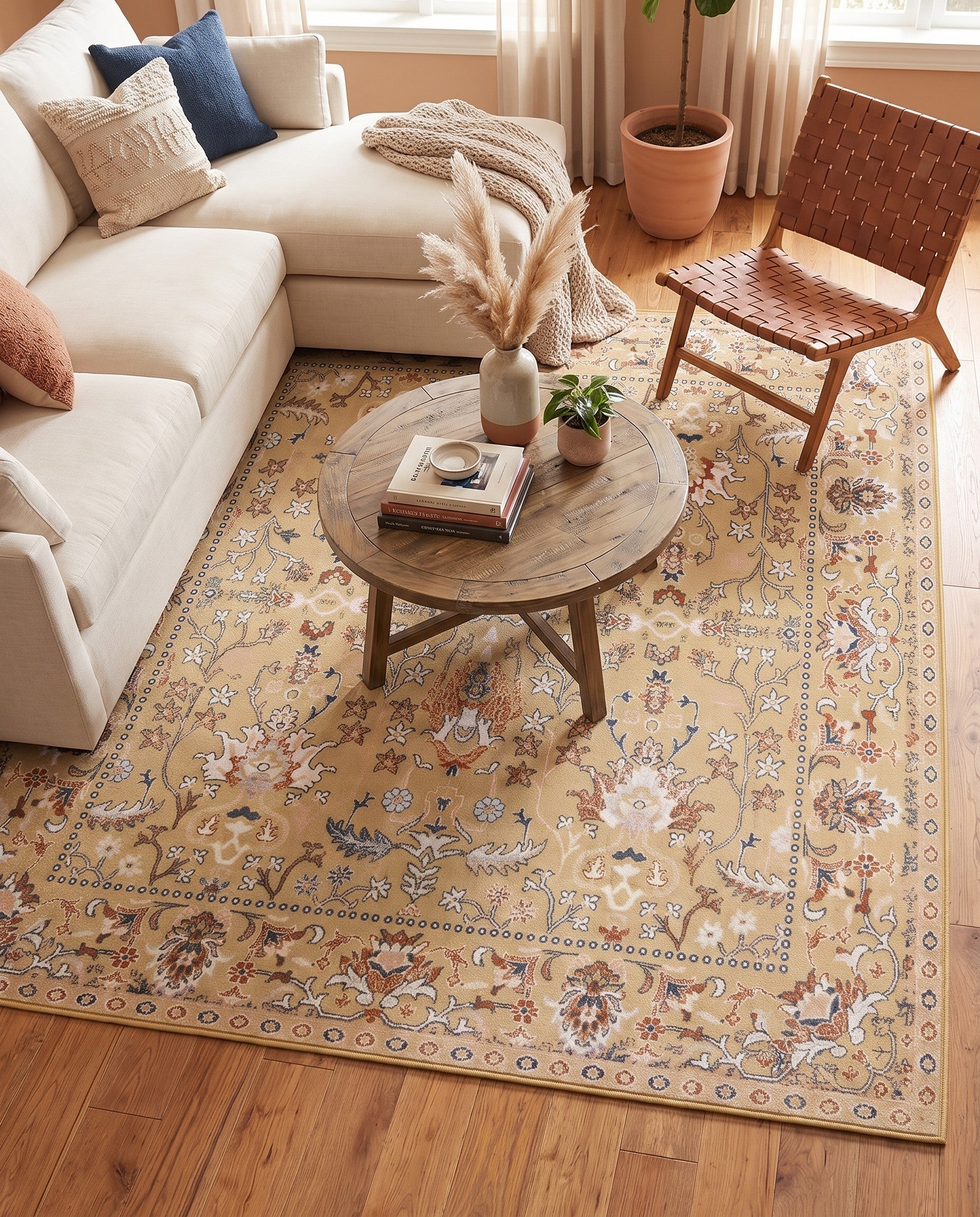 7' 10 x 7' 10 Kamala Washable Square Rug