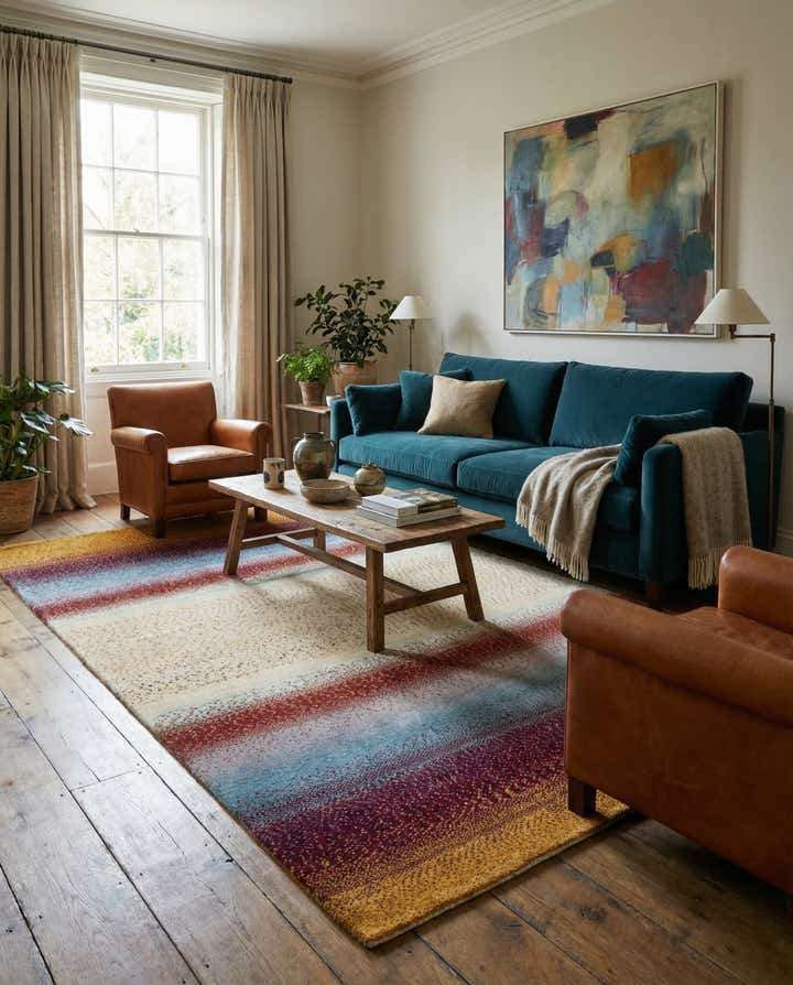 5' 1 x 8' 2 Kashkuli Wool Rug
