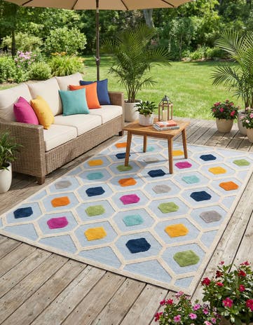 6' x 9' Easy-Clean Aruba Indoor / Outdoor Rug