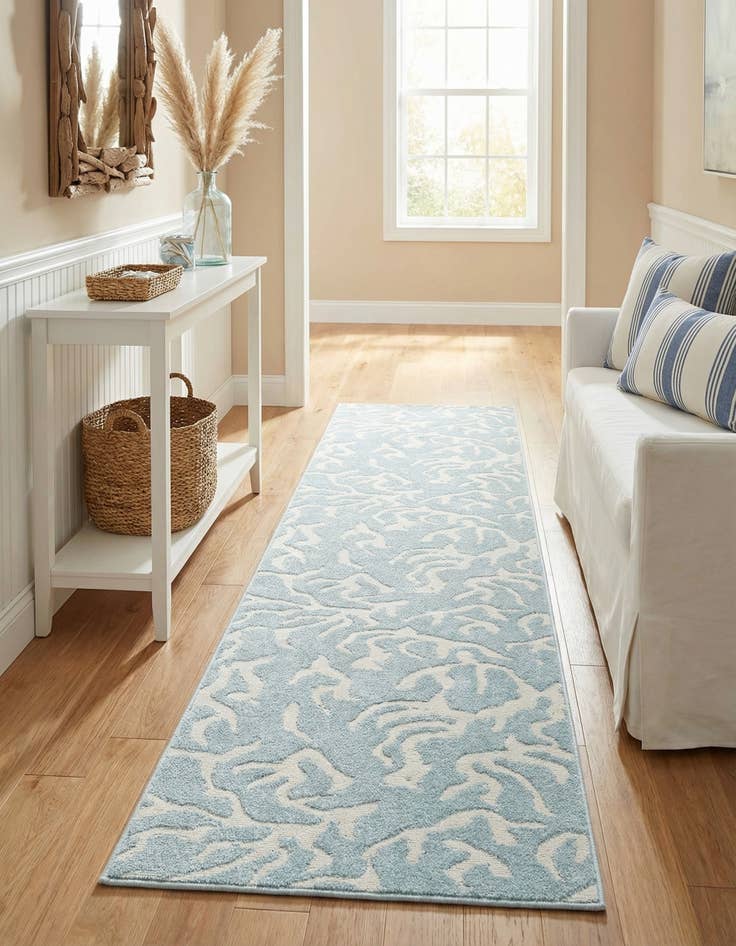 Detail image of  2' 7 x 12'  Washable Sabrina Soto Indoor / Outdoor Runner Rug