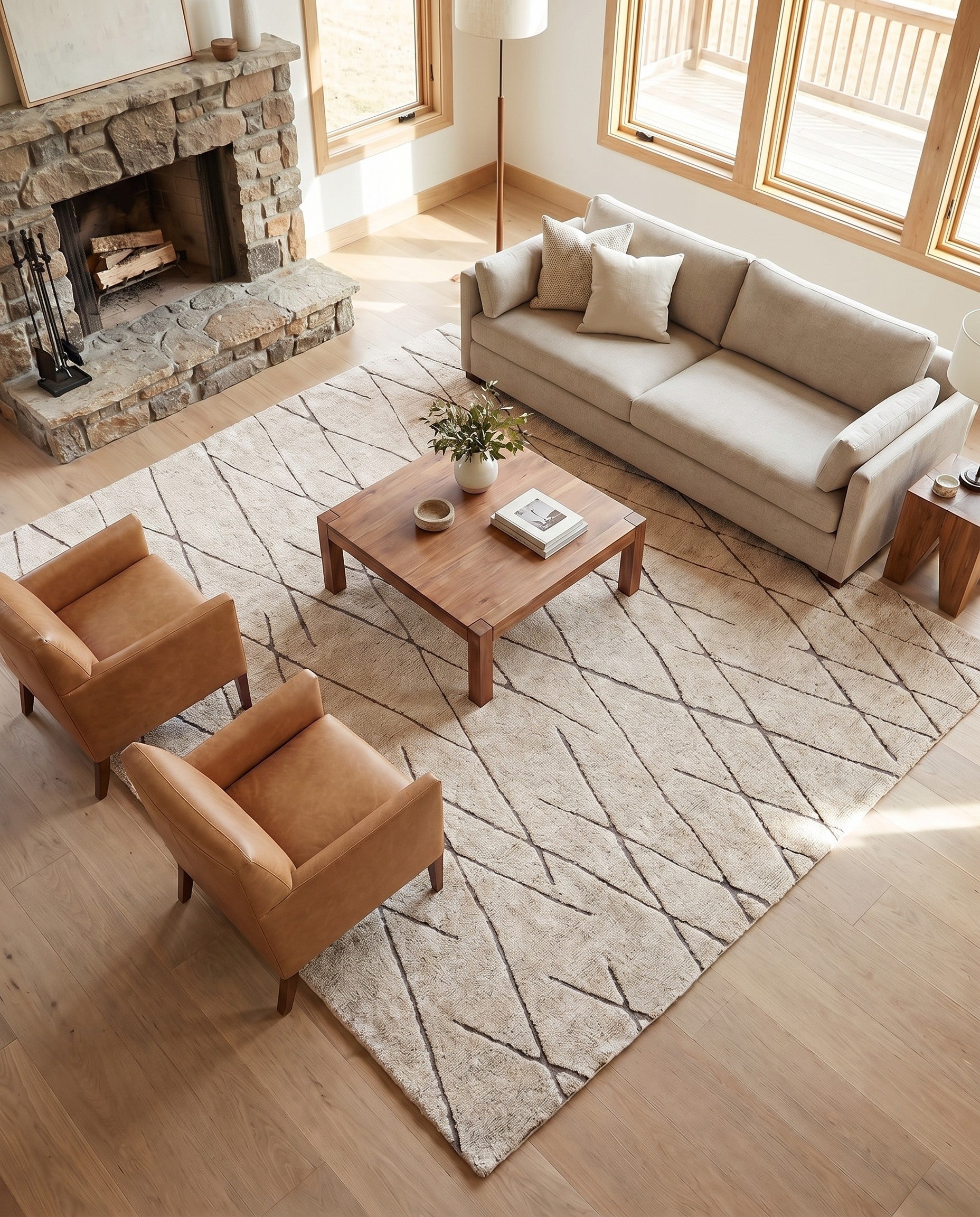 10' x 10' Atlas Moroccan Wool Square Rug