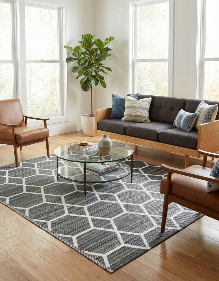 Detail image of 7' 10 x 10' Easy-Clean Vista Breeze Indoor / Outdoor Rug