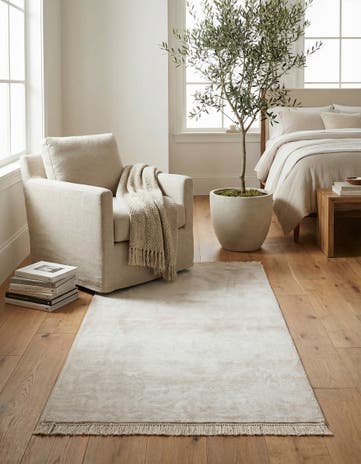 2' 6 x 4' 11 Hand Knotted Darya Wool Rug