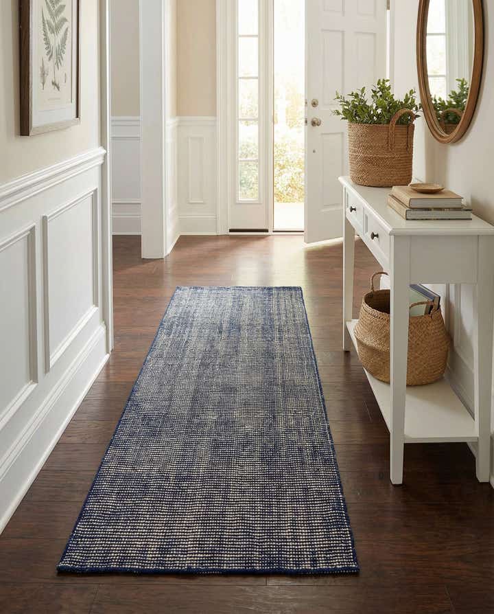 2' x 6' 1 Hand Woven Jill Zarin English Manor Farmhouse Wool Runner Rug