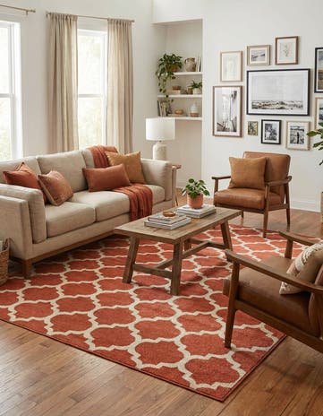 6' x 9' Lattice Rug