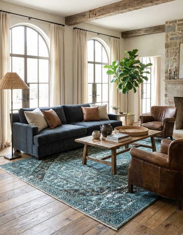 6' 10 x 10' 2 Vintage Rug