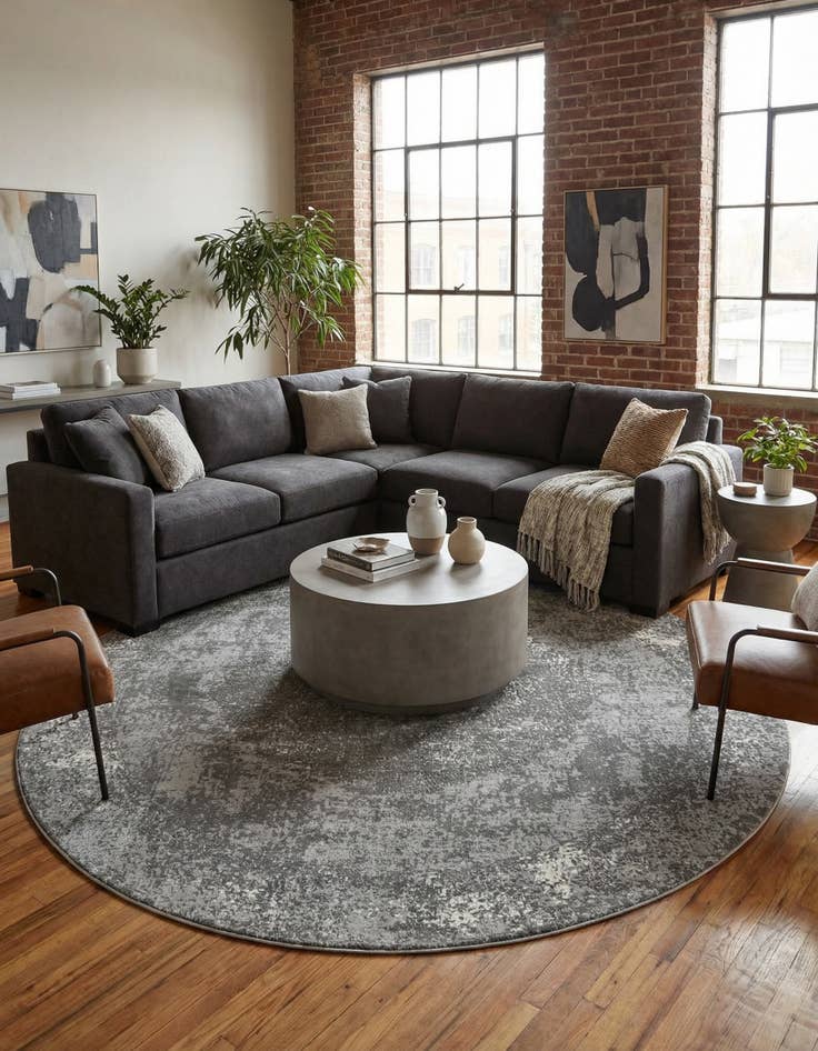 Detail image of 13' x 13' Oregon Round Rug