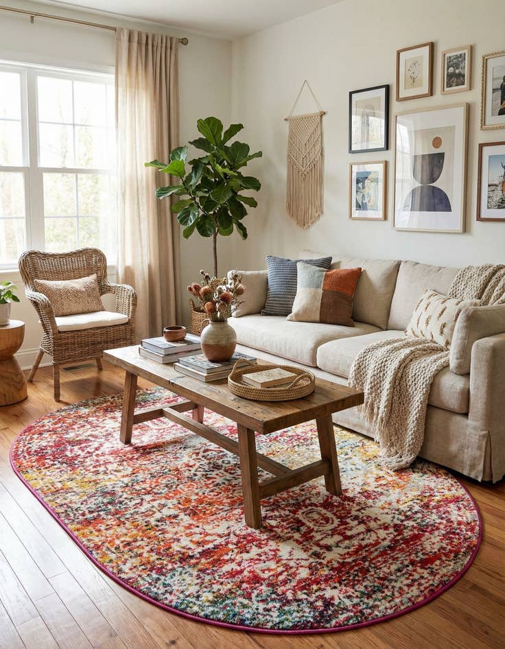 Detail image of 4' x 6' Arlington Oval Rug