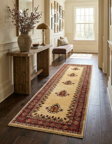 2' 8 x 9' 2 Luribaft Wool Runner Rug