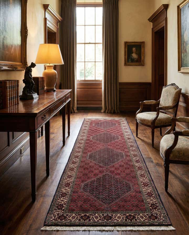 2' 9 x 9' 9 Bidjar Wool Runner Rug