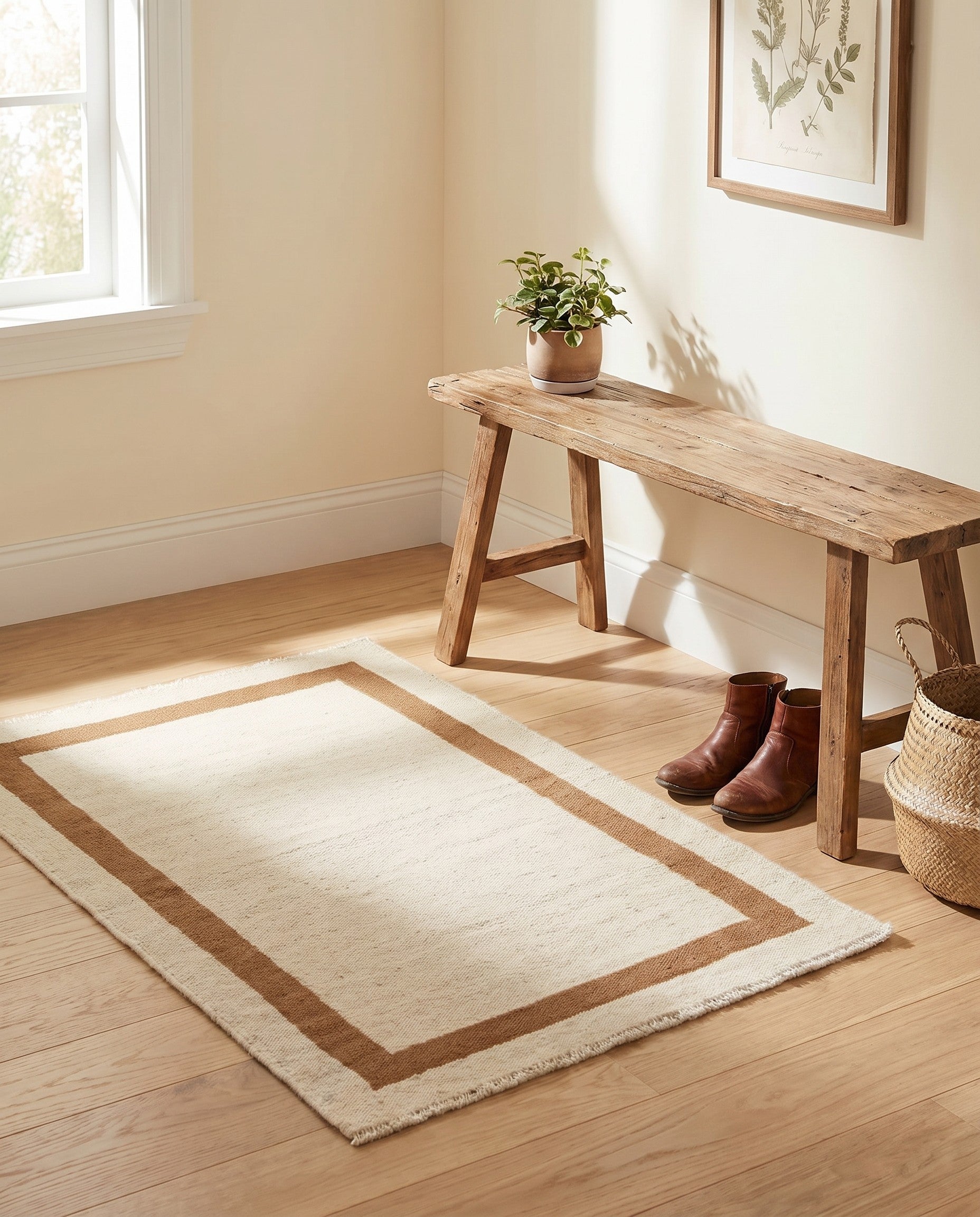 2' 2 x 3' 1 Jill Zarin Border Wool Rug