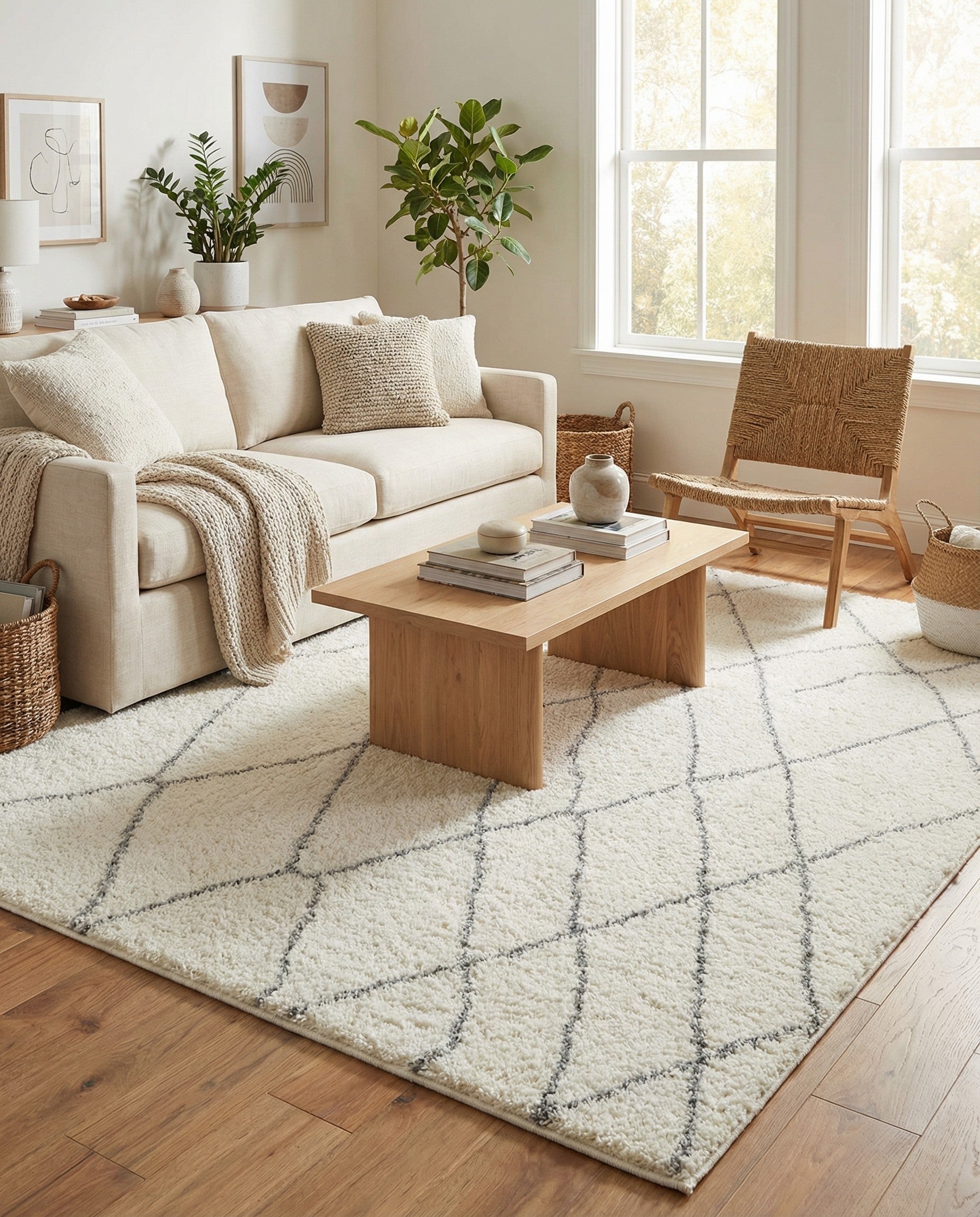 6' x 9' Soft Touch Shag Rug