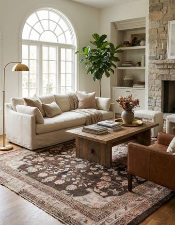 6' 8 x 9' 2 Hand Knotted Ultra Vintage Persian Wool Rug