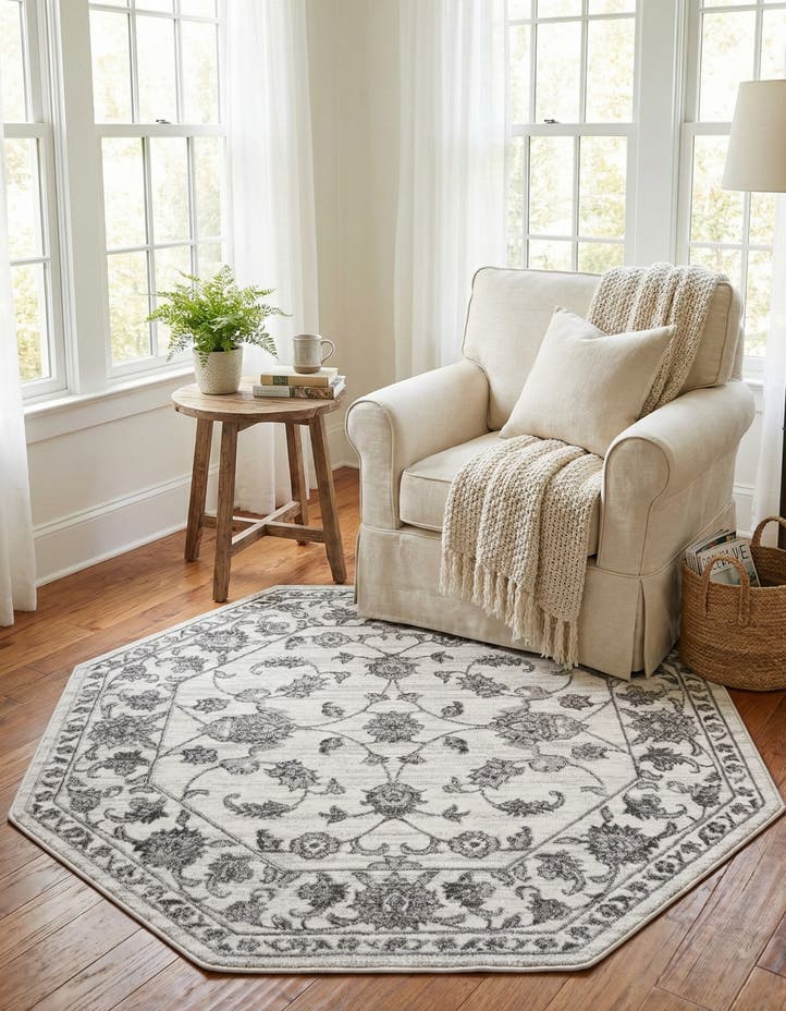 5' 3 x 5' 3 Boston Octagon Rug
