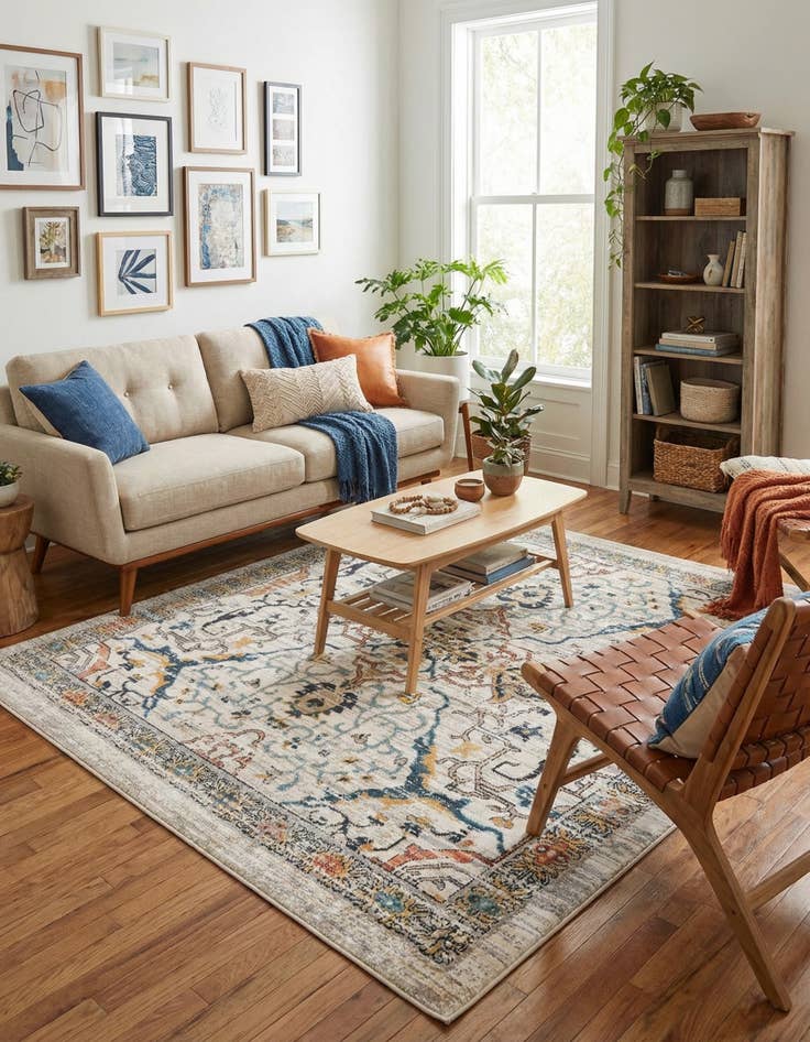 Detail image of 6' x 6' Lola Square Rug