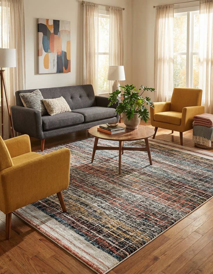 Detail image of  12' x 12' Aramis Square Rug