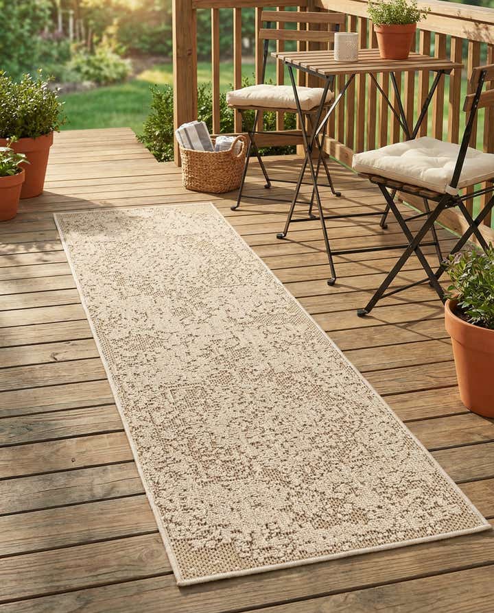 60cm x 185cm Leicht zu reinigen Traditional Innen- / Außenbereich Läufer Teppich