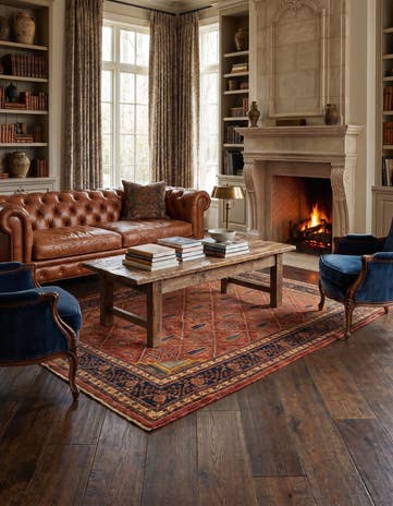 5' 2 x 6' 11 Luribaft Wool Rug