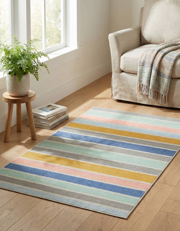 Detail image of  1' 4 x 1' 4 Lotus Sample Rug