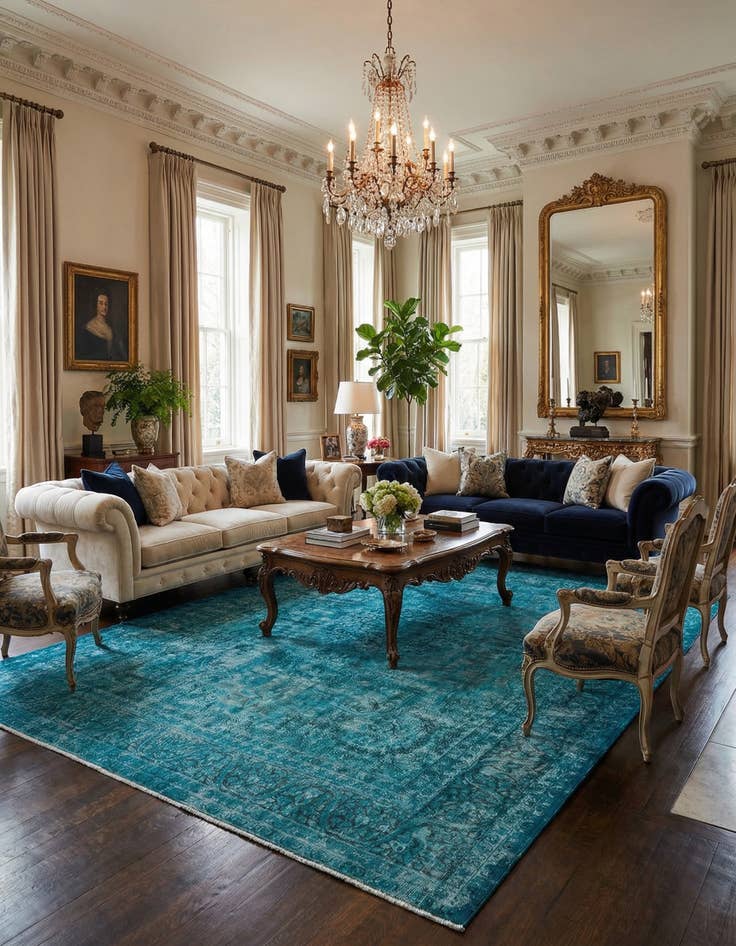 Detail image of  9' 9 x 13' 5 Vintage Royal Wool Rug