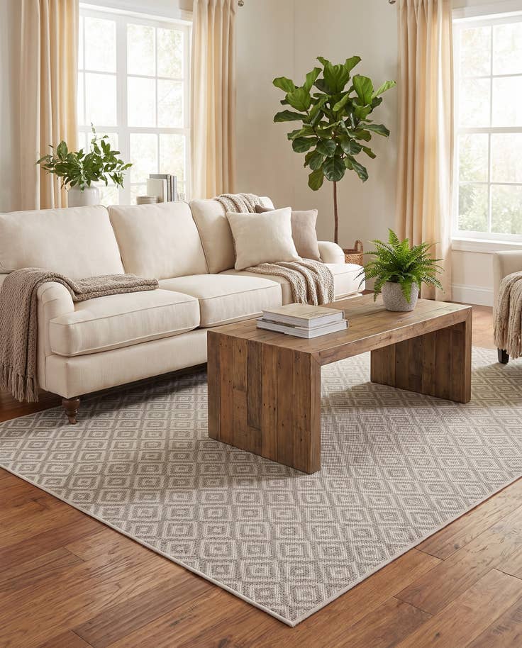Detail image of 6' x 9' Easy-Clean Jill Zarin Costa Rica Indoor / Outdoor Rug