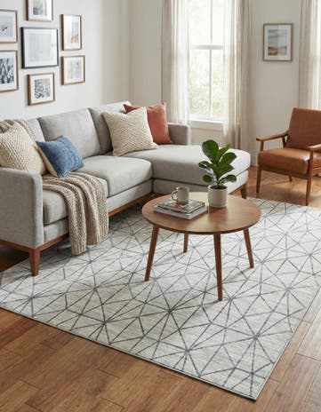 9' x 12' 2 Lattice Trellis Rug