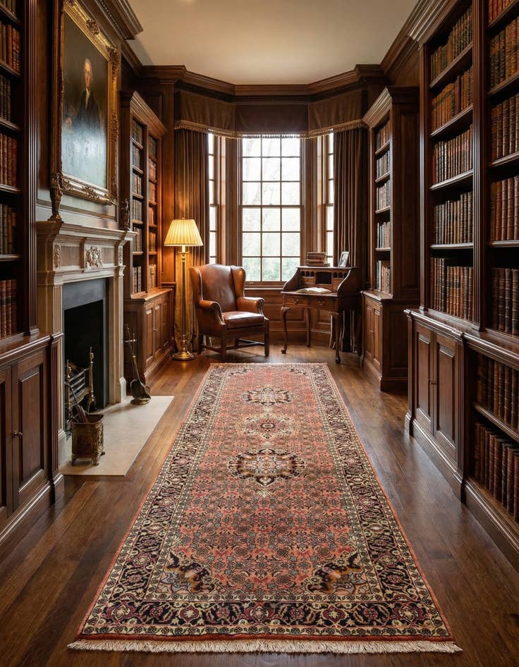 Detail image of 2' 11 x 10' 2 Bidjar Wool Runner Rug