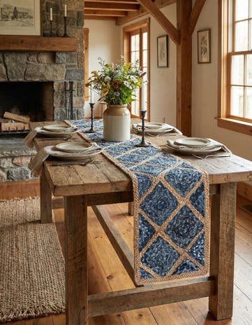 1' 2 x 6' 1 Handmade Braided Jute Table Runner Rug