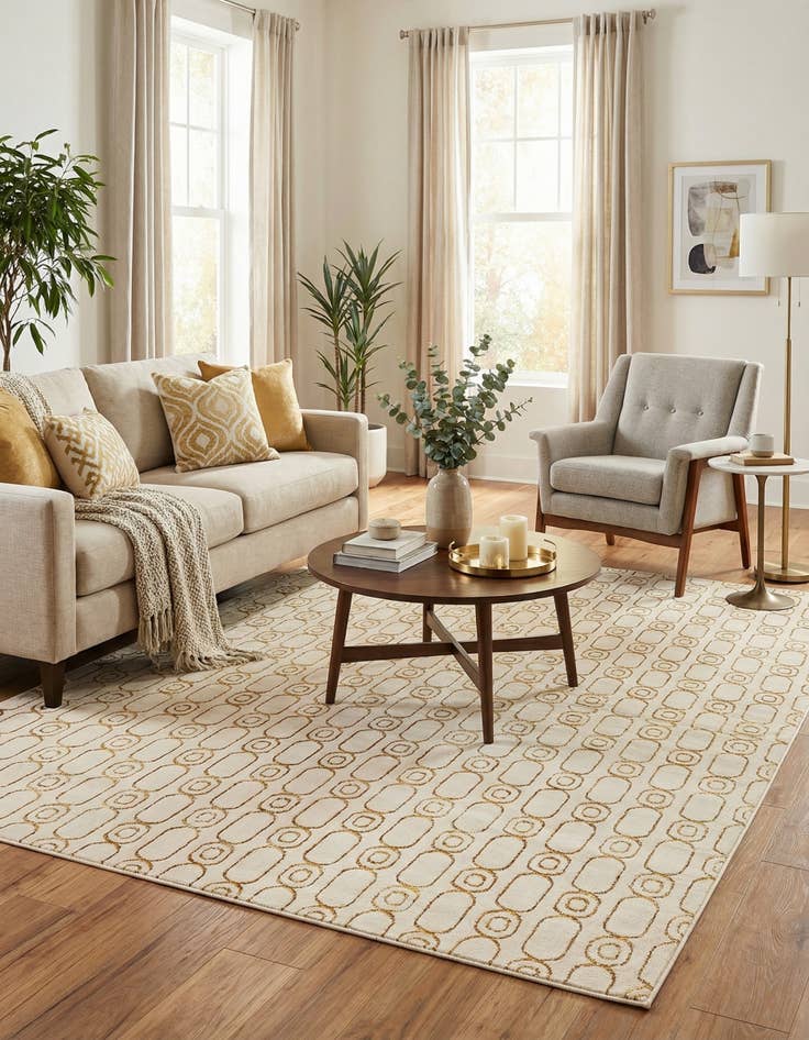 Detail image of  7' 10 x 10' Vogue Geo Rug