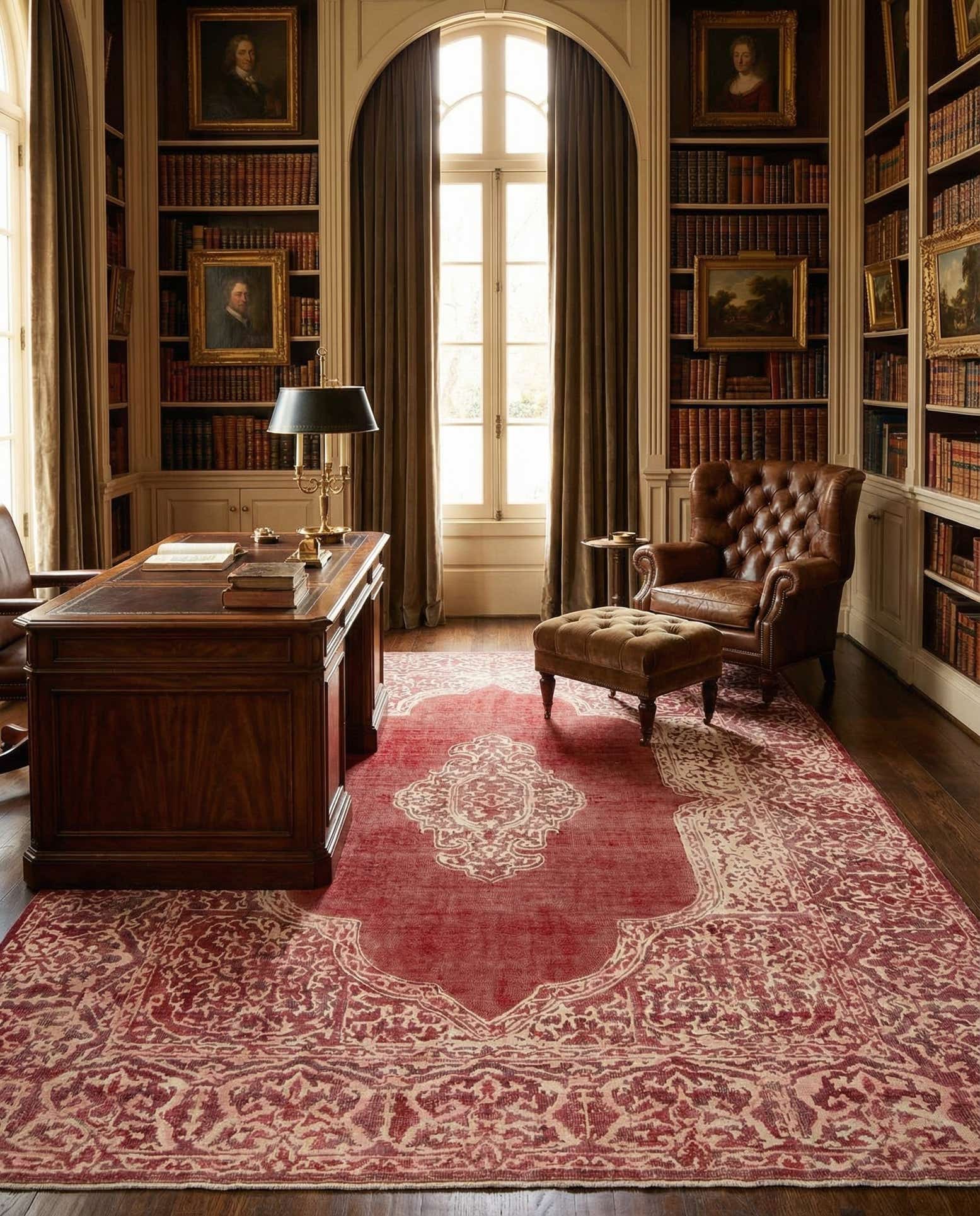 9' 6 x 12' 5 Vintage Royal Wool Rug