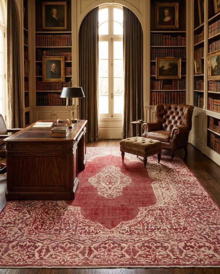 9' 6 x 12' 5 Vintage Royal Wool Rug