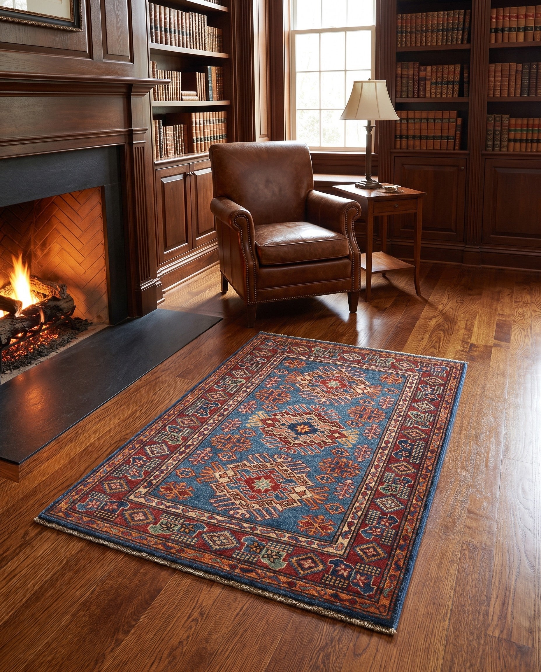 3' 1 x 4' 1 Hand Knotted Kazak Rug