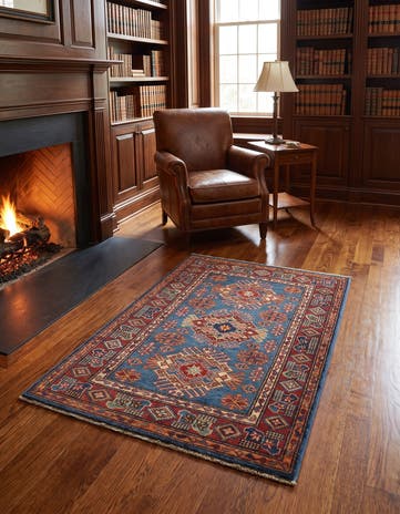 3' 1 x 4' 1 Hand Knotted Kazak Rug