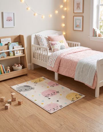 2' 2 x 3' Cats Whimsy Kids Rug