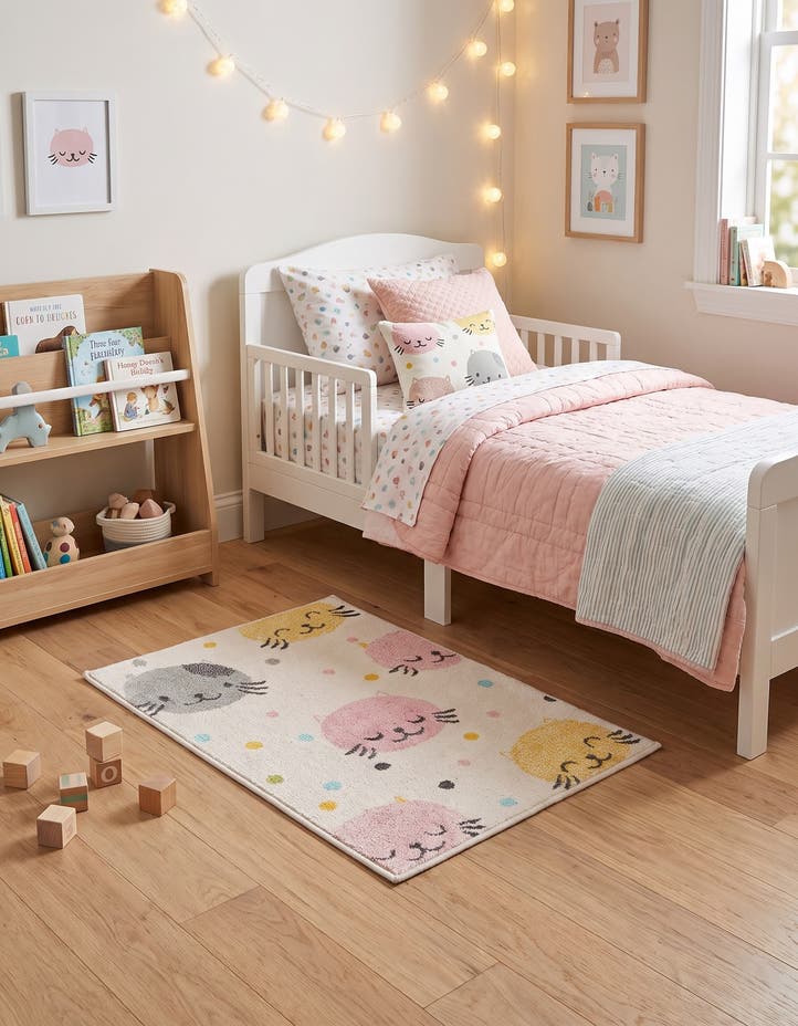 2' 2 x 3' Cats Whimsy Kids Rug