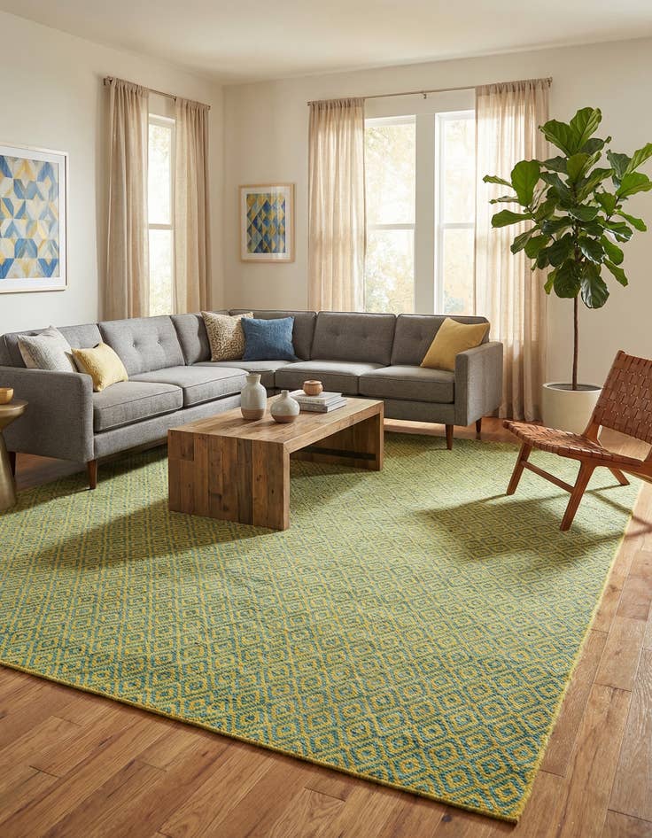 Detail image of 13' x 13' Easy-Clean Jill Zarin Costa Rica Indoor / Outdoor Square Rug