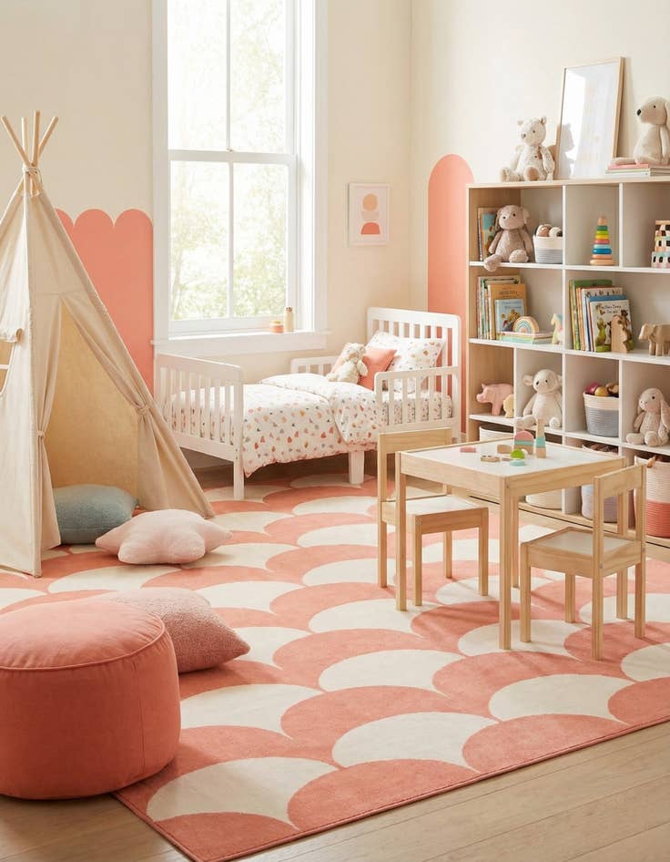 Detail image of 9' x 12' Whimsy Kids Rug