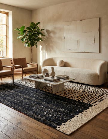 7' 5 x 10' 2 Hand Knotted Darya Wool Rug