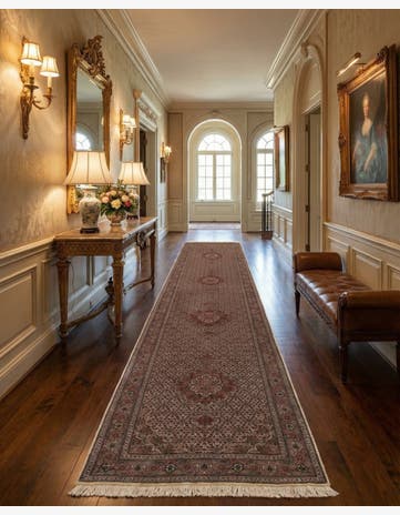 2' 9 x 13' 5 Tabriz Mahi Runner Rug