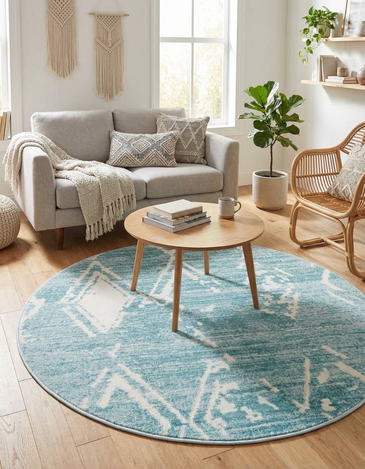 Detail image of 3' 3 x 3' 3 Uptown Carnegie Hill Round Rug