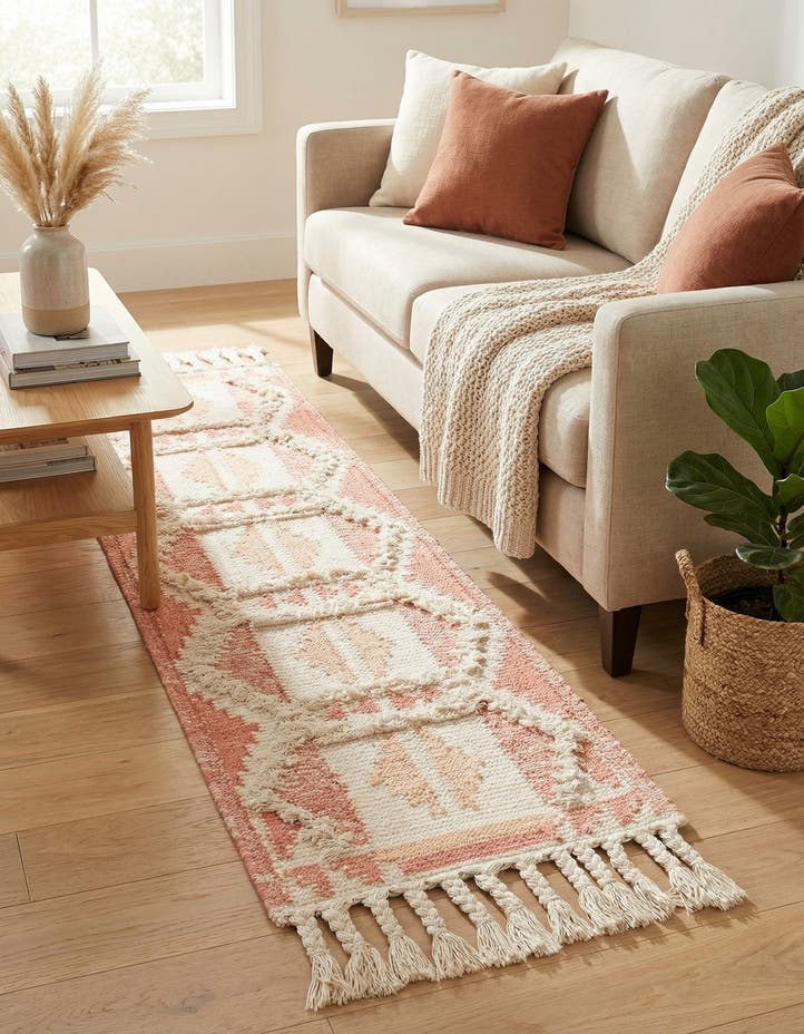 2' 2 x 5' 1 Hand Woven Arizona Wool Runner Rug