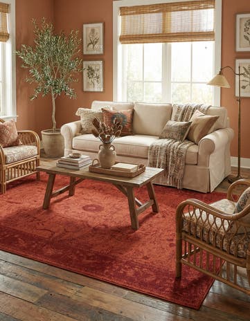 Rust Red Miranda Rug