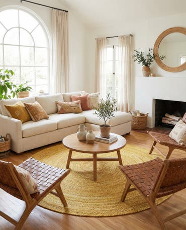  8' x 8'  Hand Braided Chindi Round Rug