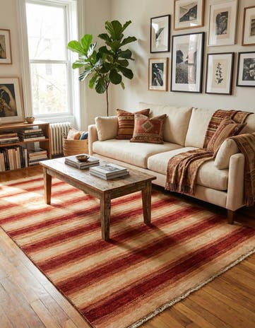 5' 4 x 7' 10 Hand Knotted Modern Ziegler Rug